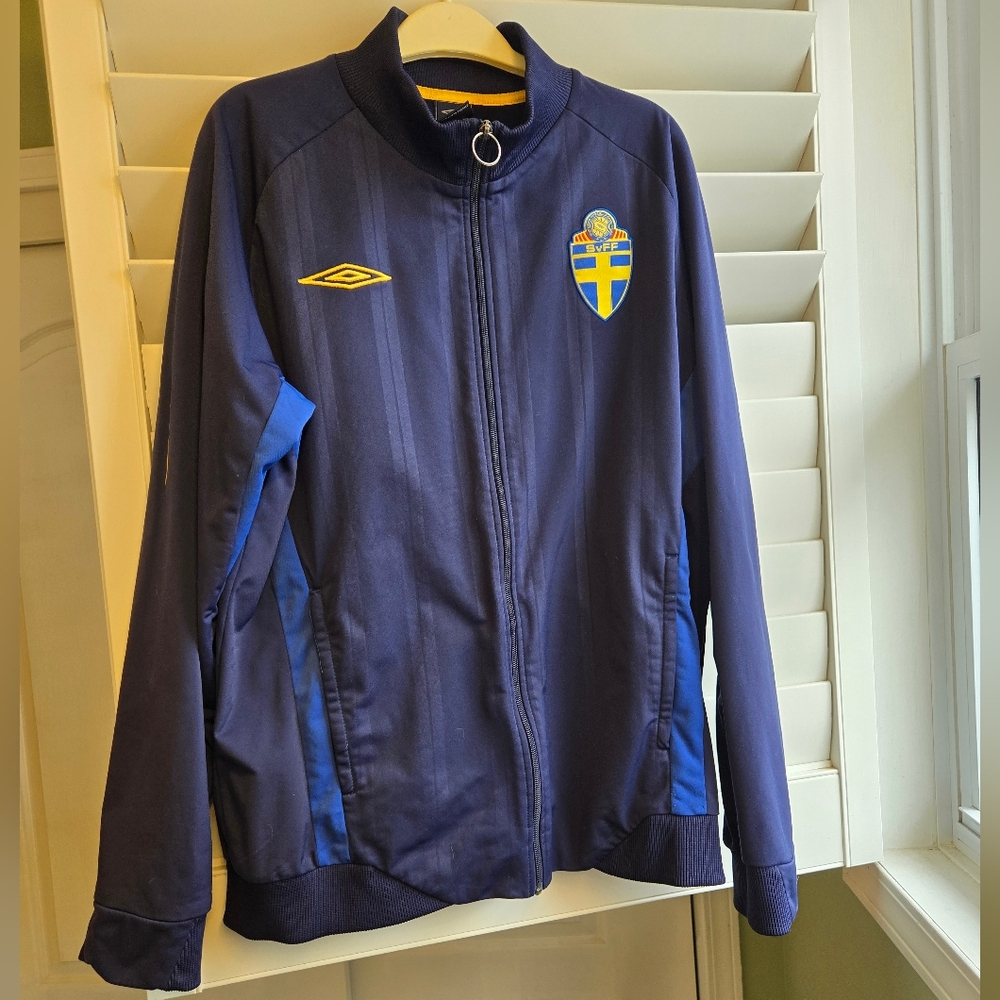 Vintage Umbro Sweden Soccer Jacket